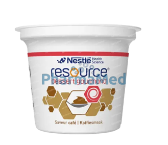 Image de Nestlé Dessert gourmand - Crème hyperprotéinée fraise - 4x125gr